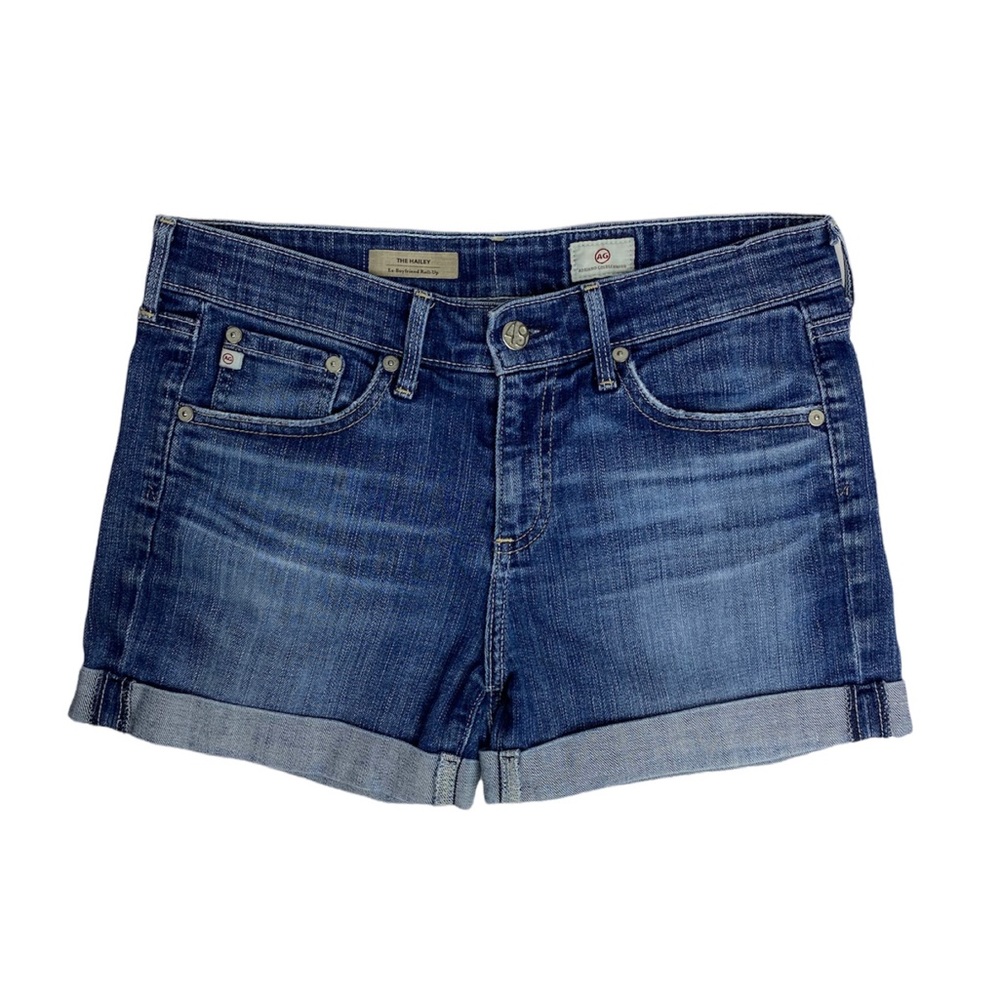 AG Adriano Goldschmied The Hailey Ex Boyfriend Roll Up Shorts